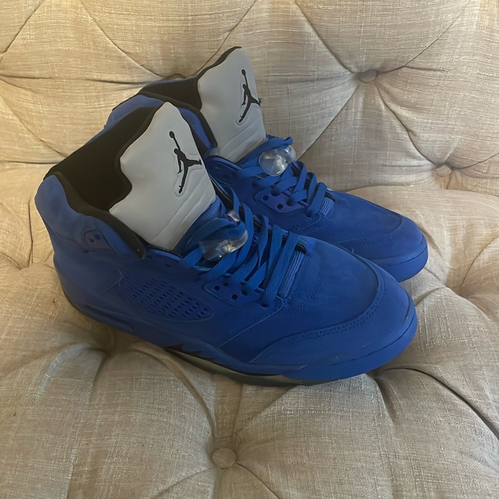 Jordan 5 Blue Suede - sz 8.5